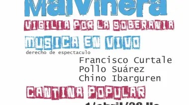 Peña Malvinera y vigilia por la soberanía en homenaje a los caídos en Malvinas en el Centro Cultural Lo de Néstor