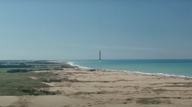 Se lanzará un cohete espacial cerca de Necochea, a metros del mar
