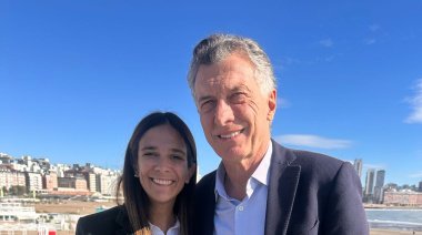 La ex concejal Vallota estuvo con Mauricio Macri en Mar del Plata