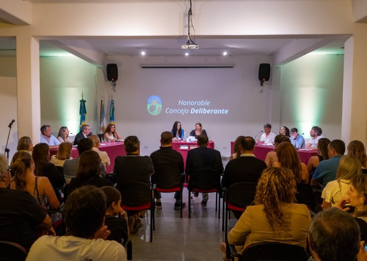 San Cayetano, Gargaglione, concejales, HCD, funcionarios