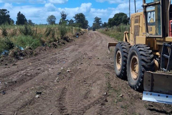 calle, tierra, mantenimiento, quequen