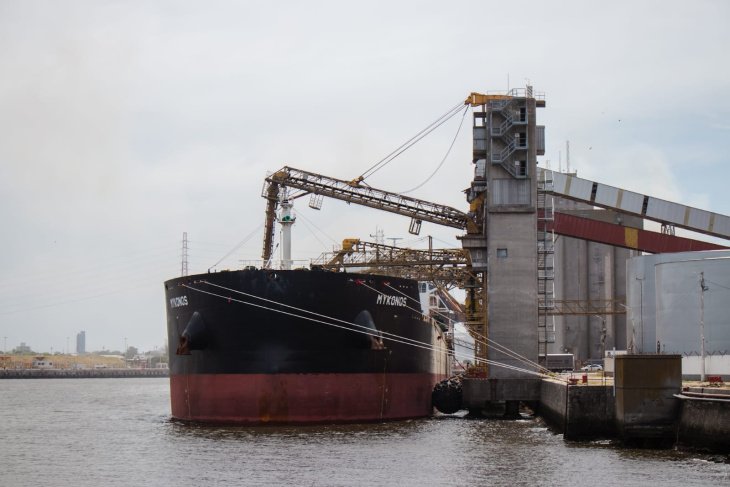 puerto quequen, Mykonos, exportaciones