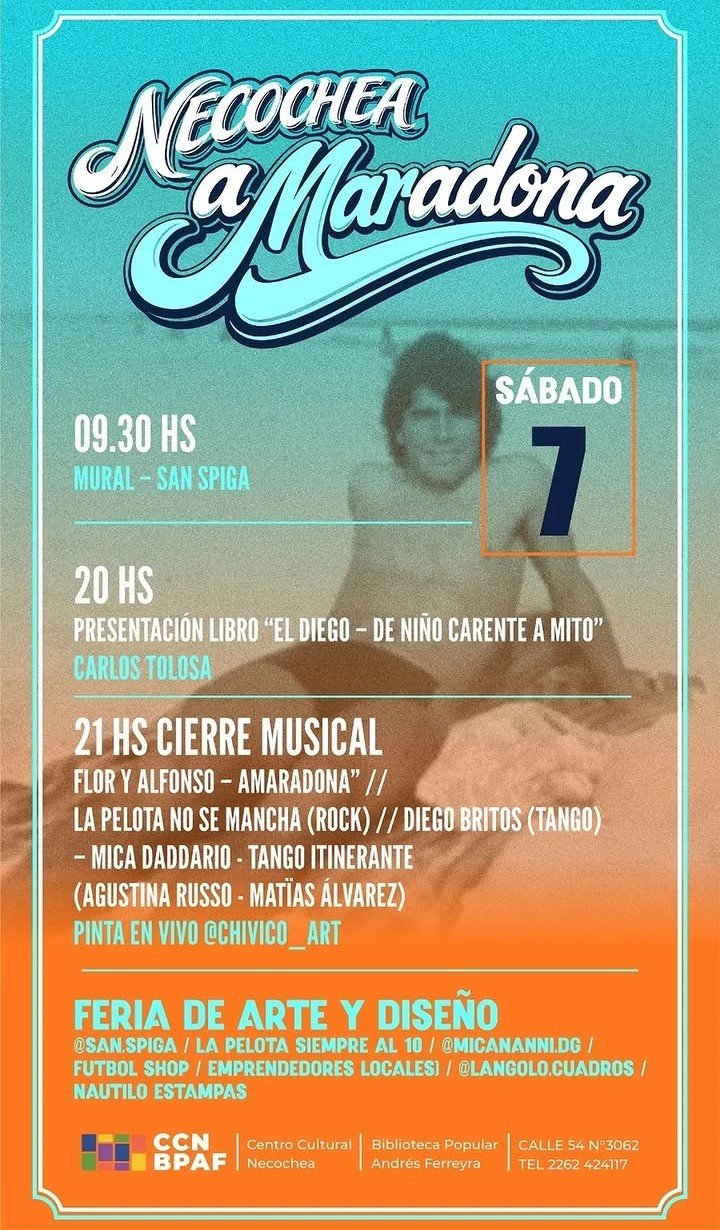 Maradona, homenaje, CCN