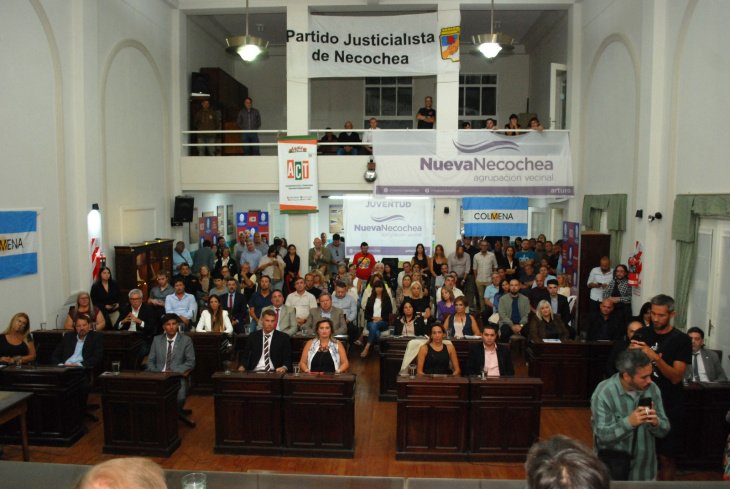 HCD, Necochea, Sesiones ordinarias, apertura