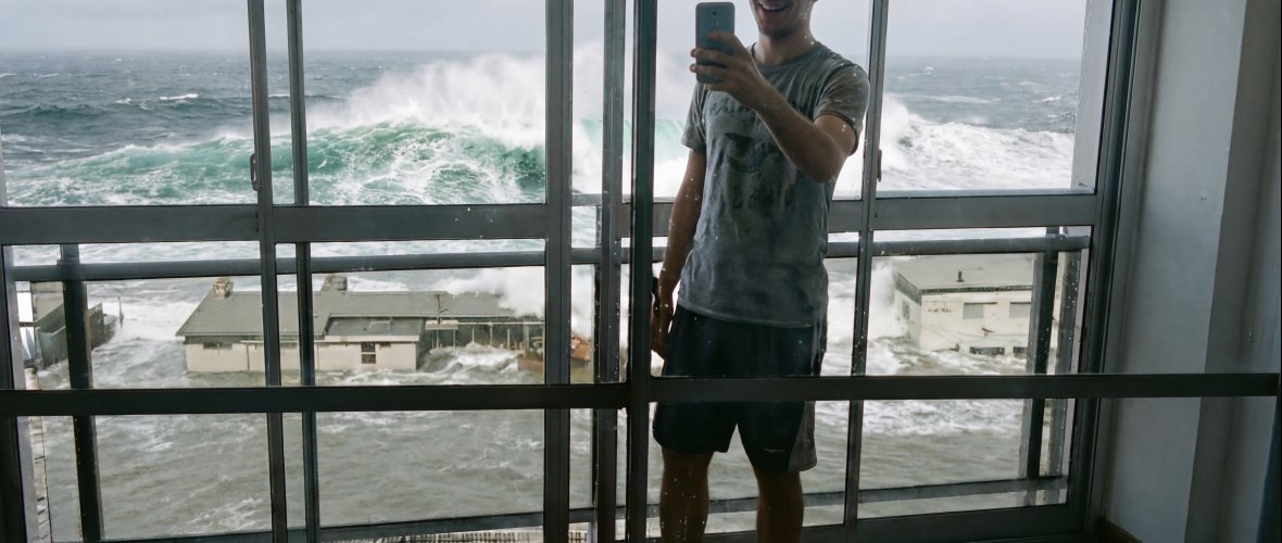 Alertan que habrá una crecida del mar sobre toda la Costa Atlántica bonaerense este sábado 4-04 por la noche