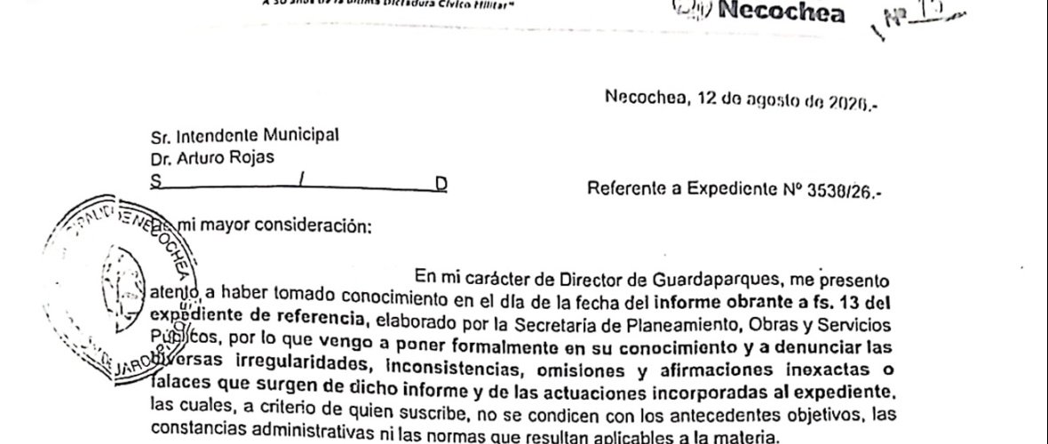 Denuncian a 4 funcionarios municipales por la destrucción de patrimonio público y una red de falsificaciones