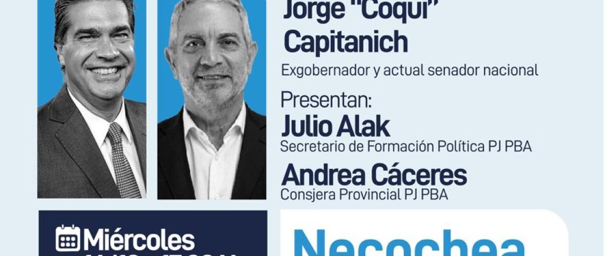 Alak y Capitanich en Necochea: El fractal turbio que explica la muerte del peronismo local