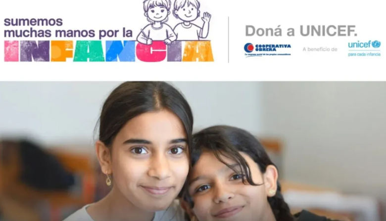 “Sumemos Muchas Manos por la Infancia”: Unicef y la Cooperativa Obrera recaudaron más de $34 millones