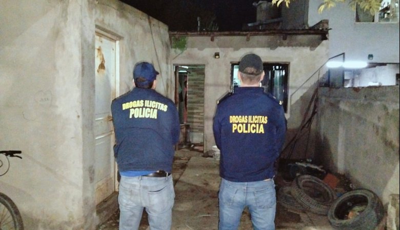 Importante allanamiento en Lobería: Secuestraron cocaína y detuvieron a un dealer