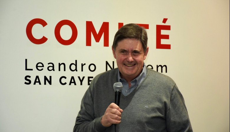 Gargaglione presentó su lista de candidatos a concejales en San Cayetano