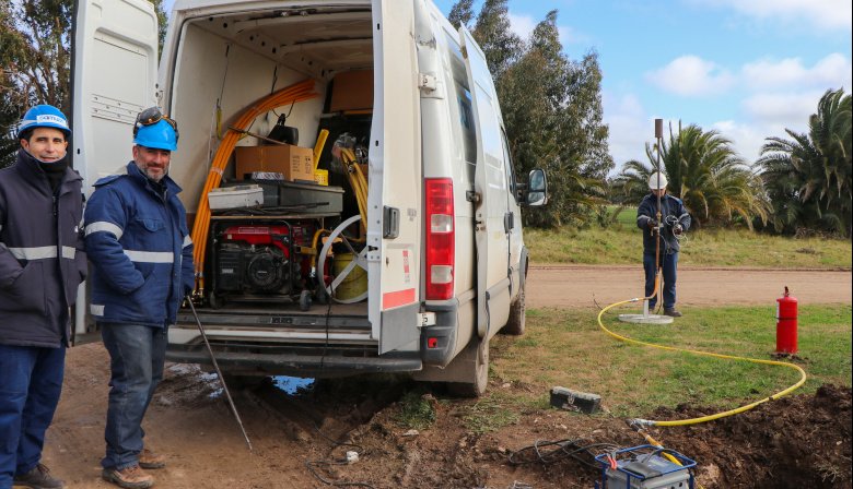 San Cayetano: La red de gas natural llegó a Villa Trave