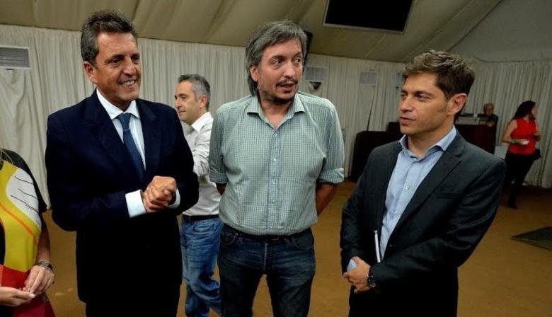 Kicillof, Massa y Máximo Kirchner se reunieron para avanzar en una agenda común con vistas a las legislativas