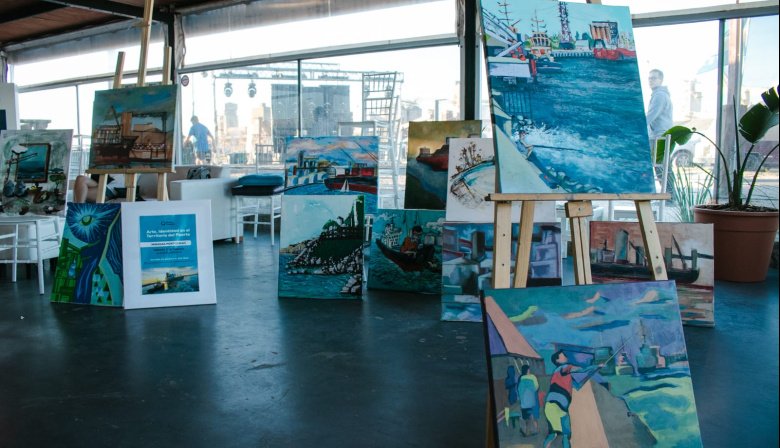 Miradas Portuarias abre su muestra en el CIP de Puerto Quequén