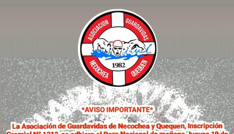 Se pliegan pero no se pliegan: La difusa postura de los guardavidas con respecto al paro general