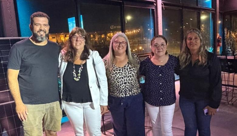 Silvia Blanco y Mateo Boncore participaron de la presentación del equipo del Centro Regional de Energías Renovables y Eficiencia Energética