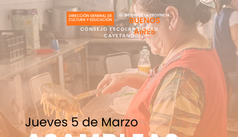 San Cayetano: Convocan a la Asamblea de Designación de Auxiliares este jueves 5 de marzo