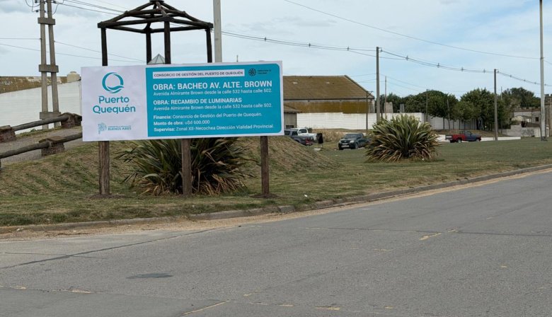 Puerto Quequén inicia este miércoles una obra clave de bacheo en la Avenida Almirante Brown