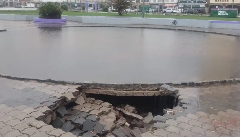 Podrían tapiar un amplio sector de la Rambla por riesgo de derrumbe