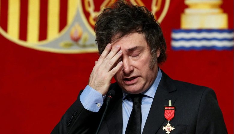 Se desplomó la imagen de Milei: Quedó quinto en un ranking nacional de dirigentes políticos