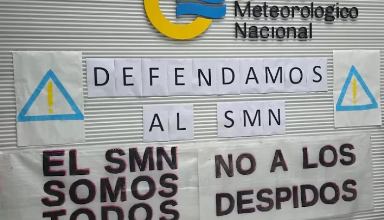 Despidos en el Servicio Meteorológico: ATE convoca a paro nacional y crece la preocupación por el impacto en los pronósticos