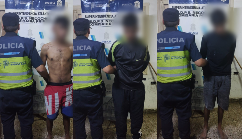 Necochea: Persecución, disturbios y cinco detenidos tras interceptar una moto robada