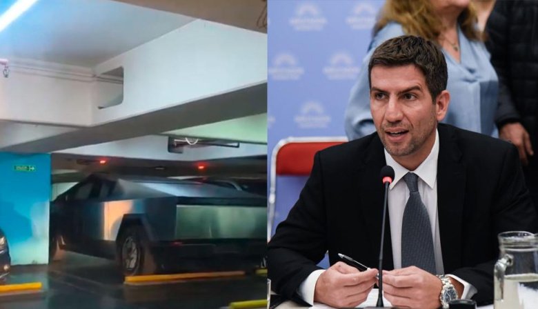 Escándalo en el Congreso: Un diputado libertario fue a sesionar en un Tesla Cybertruck de 300mil dólares
