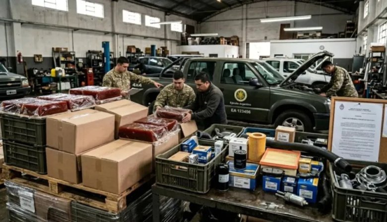 El Ejército argentino de trueque: Ofrecen una tonelada de membrillo a cambio de repuestos para una camioneta