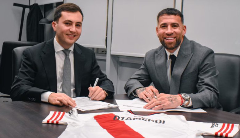 Nicolás Otamendi firmó contrato con River y se sumará al plantel después del Mundial