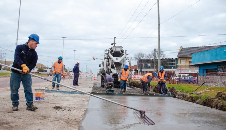 Puerto Quequén avanza con la reconstrucción de la Avenida Almirante Brown