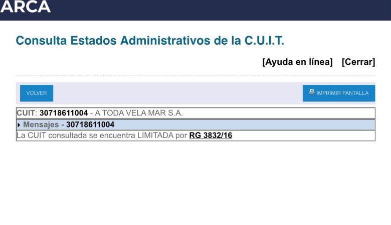 Una mancha más al tigre: El comprador del Casino tiene su CUIT limitado