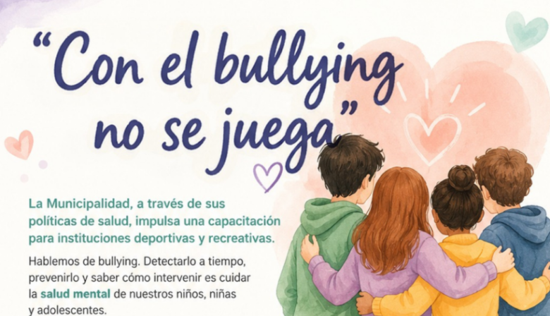 "Con el bullying no se juega": Importante charla formativa en San Cayetano