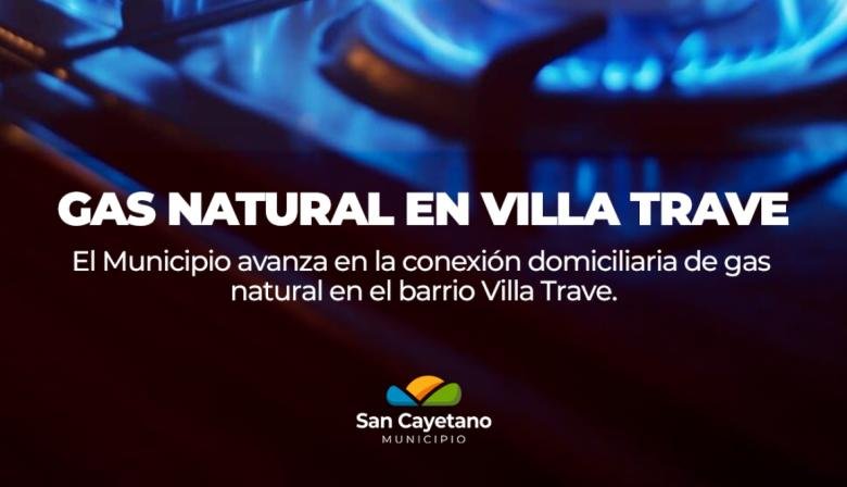 San Cayetano impulsa nuevas conexiones de gas natural