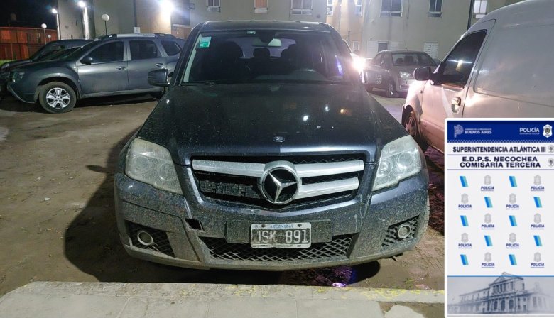 Encontraron en Mar del Plata la camioneta Mercedes Benz que había sido robada en Necochea