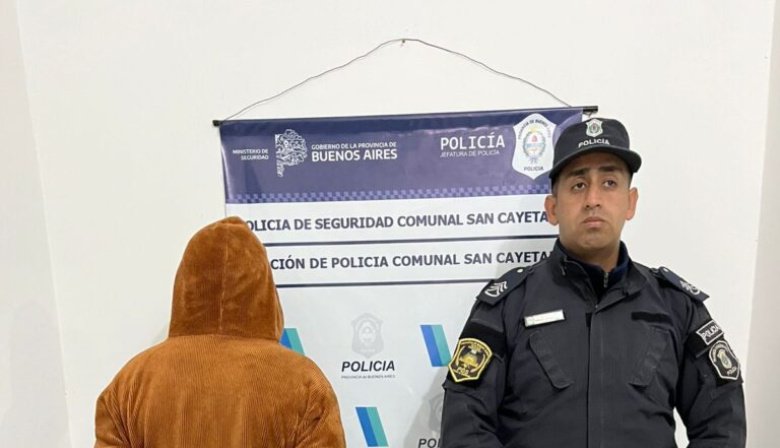 Detuvieron en San Cayetano a un hombre por incumplir una orden judicial en una causa por violencia de género