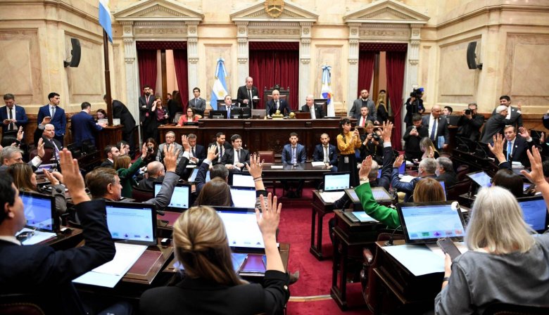 Tras el rechazo social, el oficialismo aprobó una ley desmembrada en el Senado