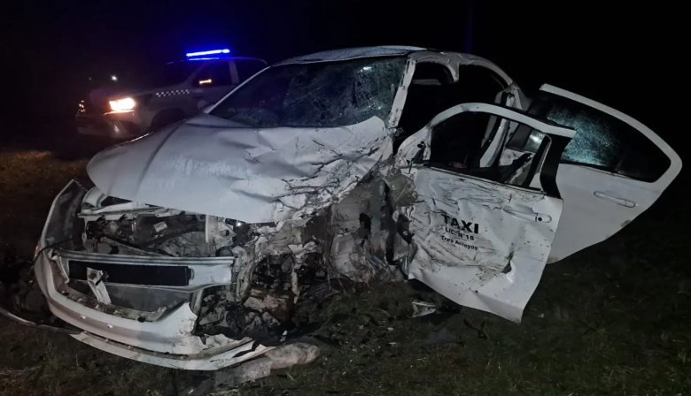Continúa con pronóstico reservado el taxista tresarroyense herido en el triple choque de la Ruta 88