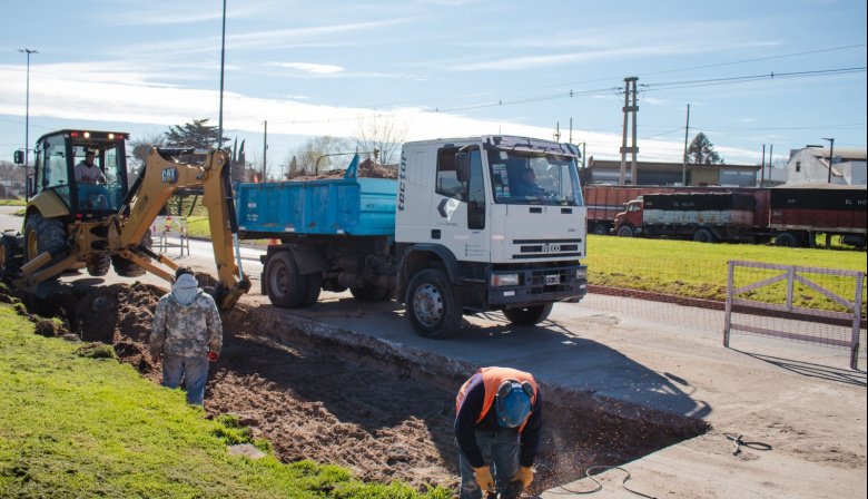 Avenida Almirante Brown: Finalizó la primera etapa de una obra que transforma el acceso a Puerto Quequén