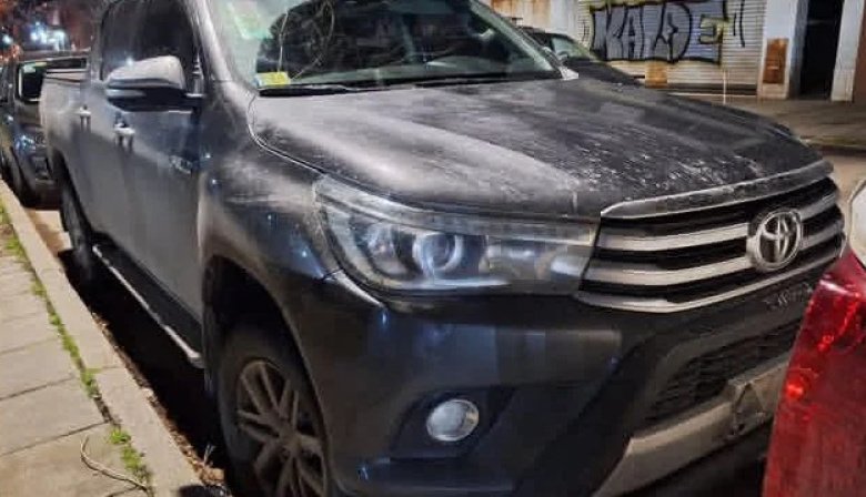 Una Toyota Hilux robada en Necochea apareció en Mar del Plata