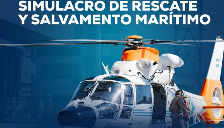 Puerto Quequén realizará un simulacro de rescate y salvamento marítimo