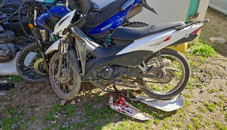 Accidente en Quequén: Una moto involucrada tenía pedido de secuestro por robo