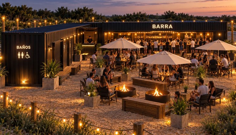 San Cayetano avanza con un nuevo espacio de recreación nocturna en el balneario