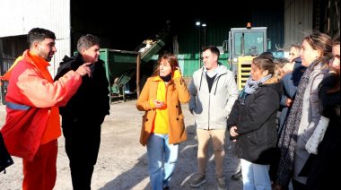 Día Mundial del Medio Ambiente: Gargaglione y funcionarios en la Planta de Tratamiento de Residuos de San Cayetano
