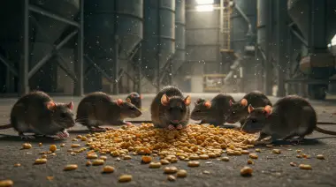 Inspeccionaron planta cerealera en Quequén: Los vecinos habían denunciado que había una invasión de ratas