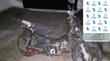 Allanamiento por una moto robada terminó con un aprehendido