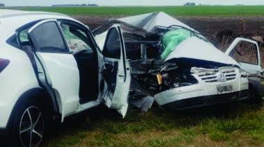 Tragedia la en Ruta 55: Murió un medico y dos necochenses resultaron heridas tras un choque frontal