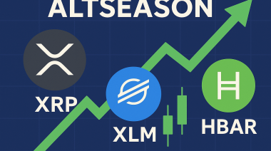 Arrancó la "altseason" de las criptomonedas: XRP, XLM y HBAR lideran la impresionante subida del mercado