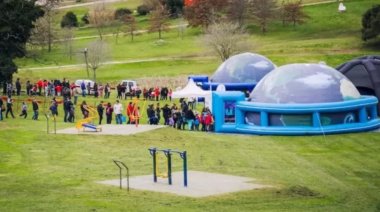 Planetario Móvil 360º llega a San Cayetano: Tres espectáculos imperdibles para los chicos en vacaciones de invierno