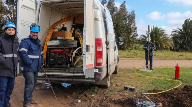 San Cayetano: La red de gas natural llegó a Villa Trave