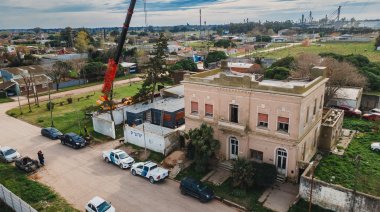 Comenzaron los trabajos de ampliación y reparación de la Comisaría de Quequén
