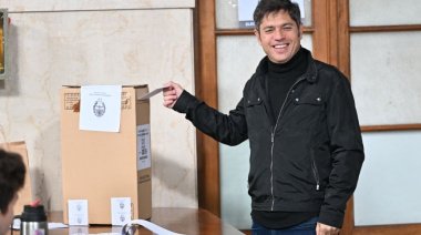 Votó Kicillof: "Hoy gana la democracia"